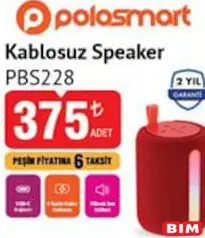 POLOSMART KABLOSUZ SPEAKER HOPARLÖR PBS228